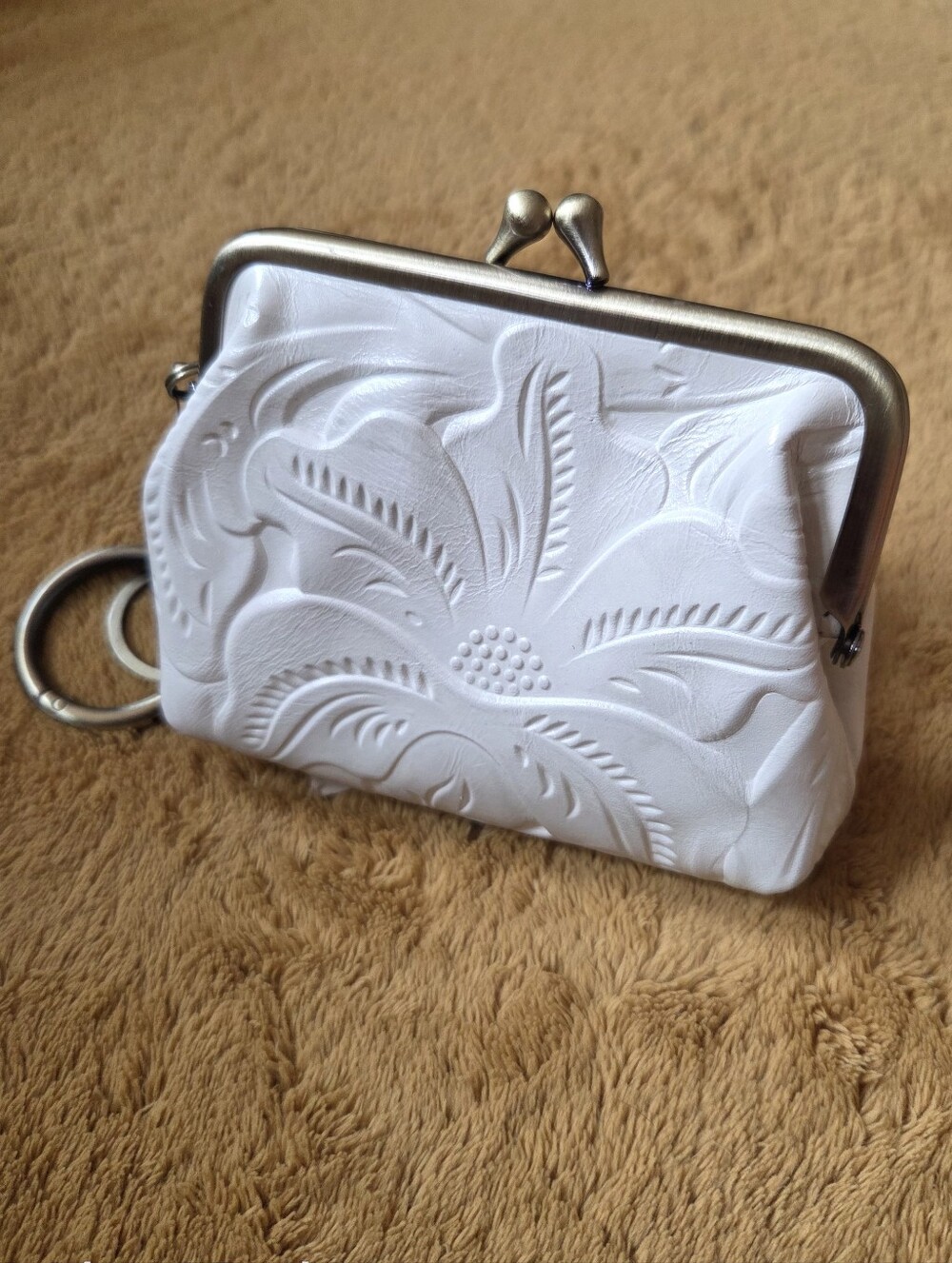 Patricia Nash "Borse" Tooled Leather Pouch